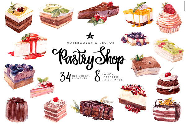 Pastry Shop Business Set