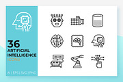 AI (Artificial Intelligence) Icons