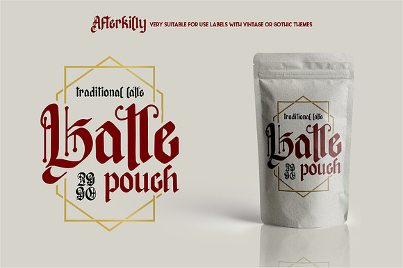 Afterkilly - Blackletter Typeface in Blackletter Fonts - product preview 4