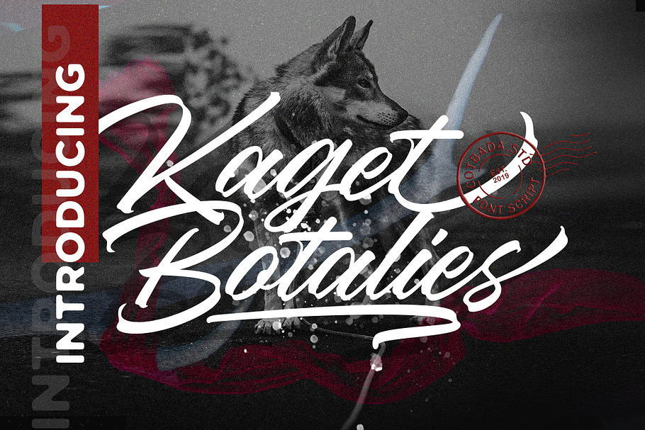 Kaget Botalies Script in Script Fonts - product preview 8