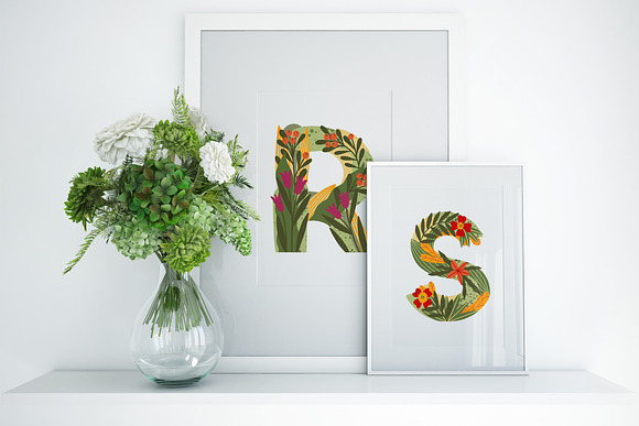 Spring Flower Lettering in Objects - product preview 2