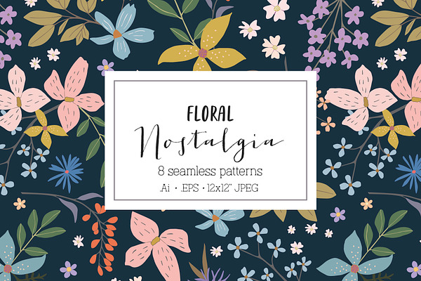 Floral Nostalgia Pattern collection