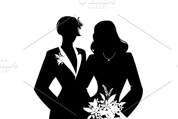 Queer Wedding Silhouettes - II