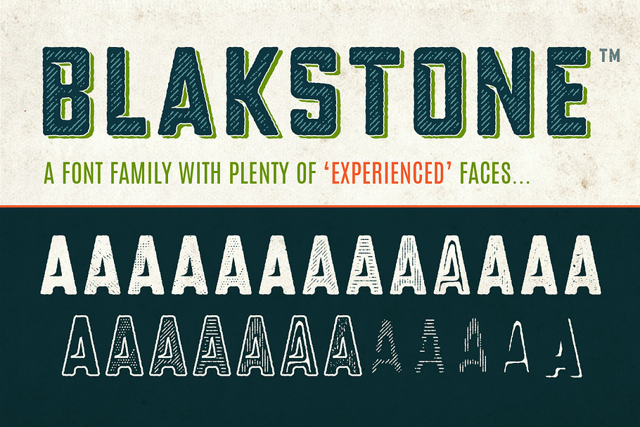 Blakstone Display Family in Display Fonts - product preview 8