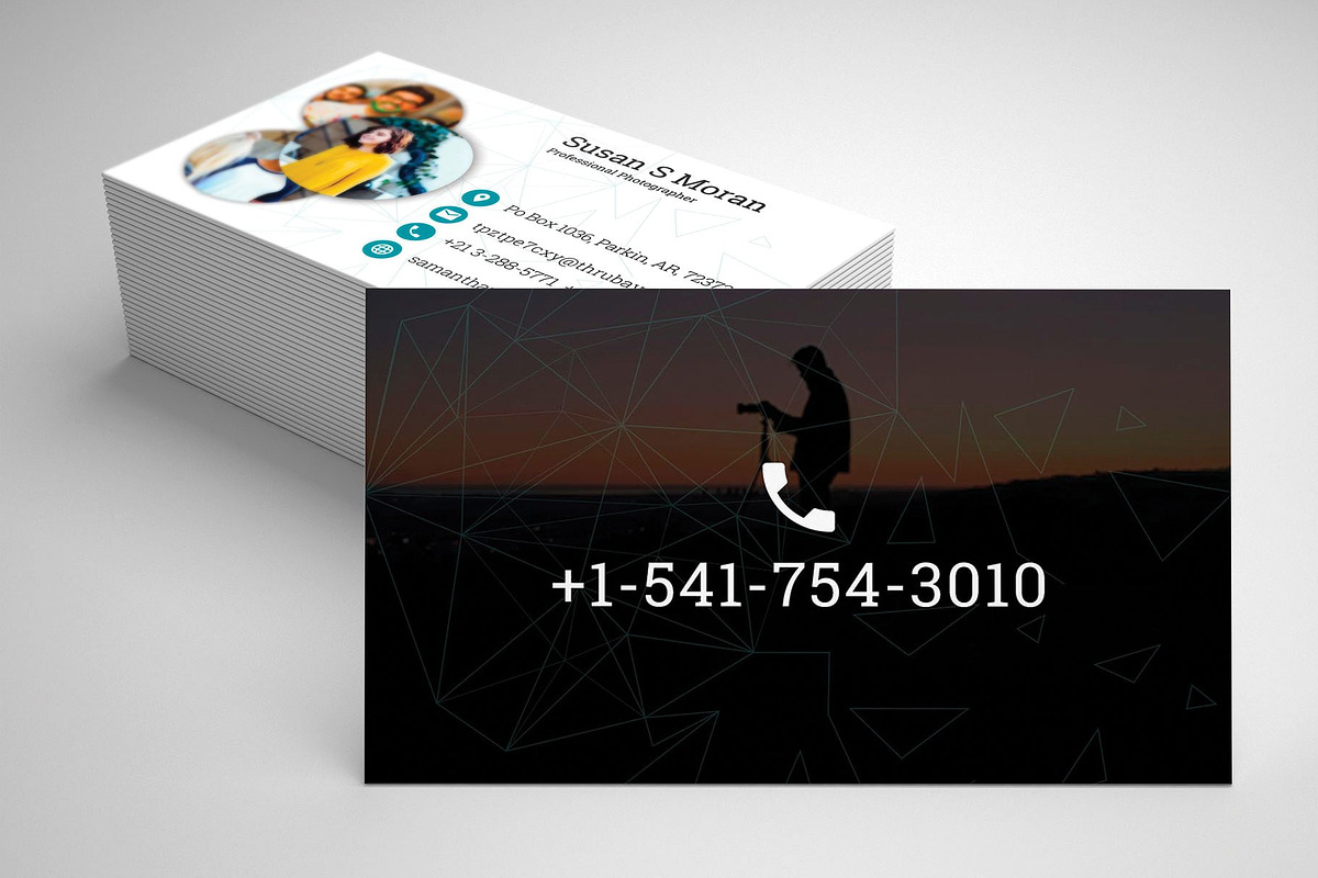 Business card in Business Card Templates - product preview 8