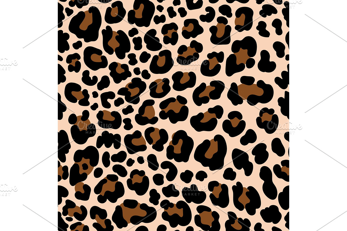 Animal pattern leopard seamless in Graphics - product preview 8