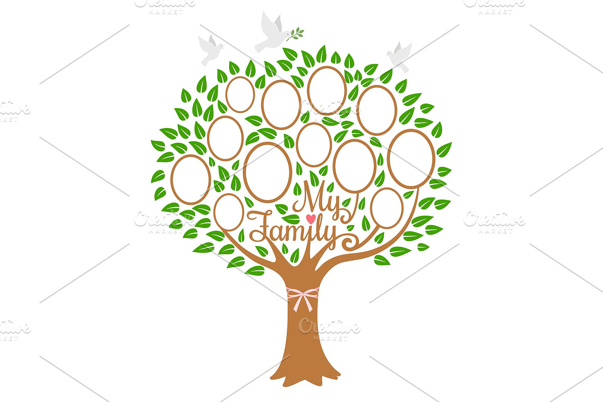 Family tree generation, genealogical in Graphics - product preview 8