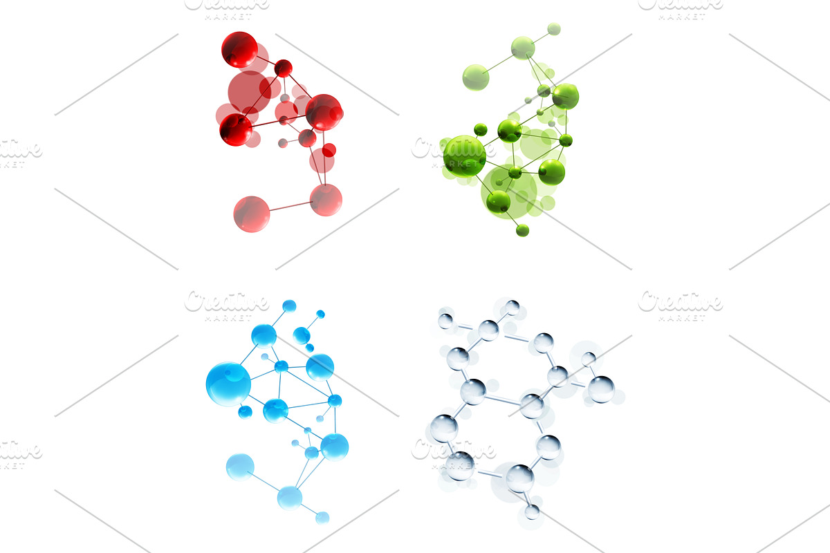 Molecules vector icons in Illustrations - product preview 8