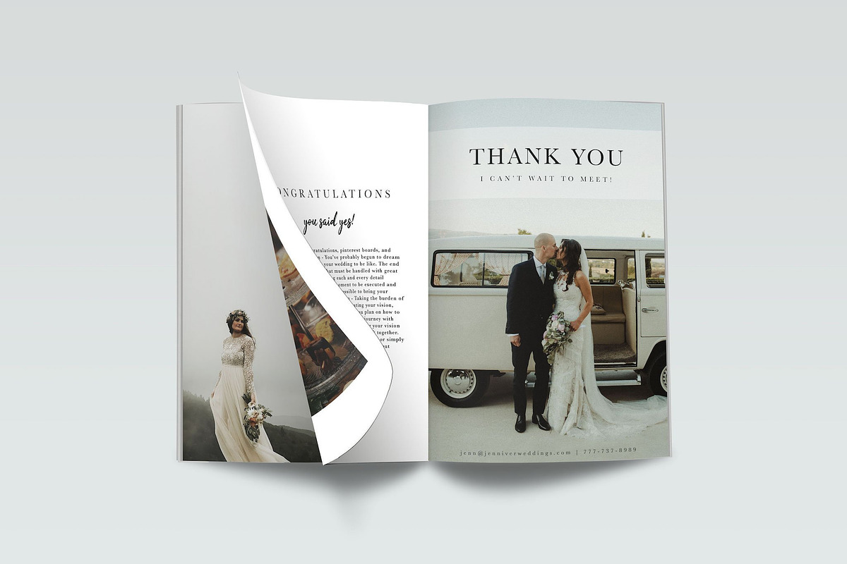 Wedding Planner Magazine Template in Magazine Templates - product preview 8