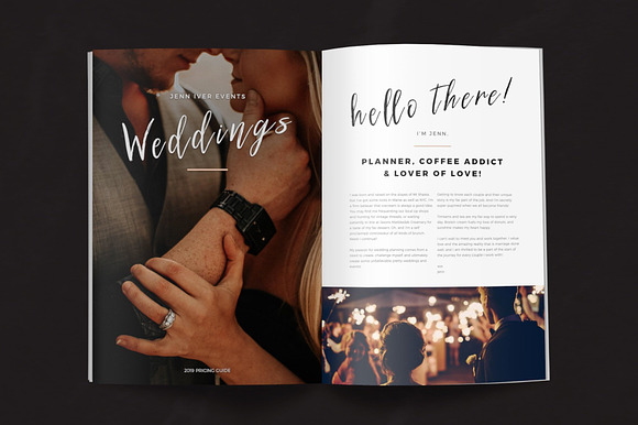 WEDDING PLANNER PRICE GUIDE in Magazine Templates - product preview 1