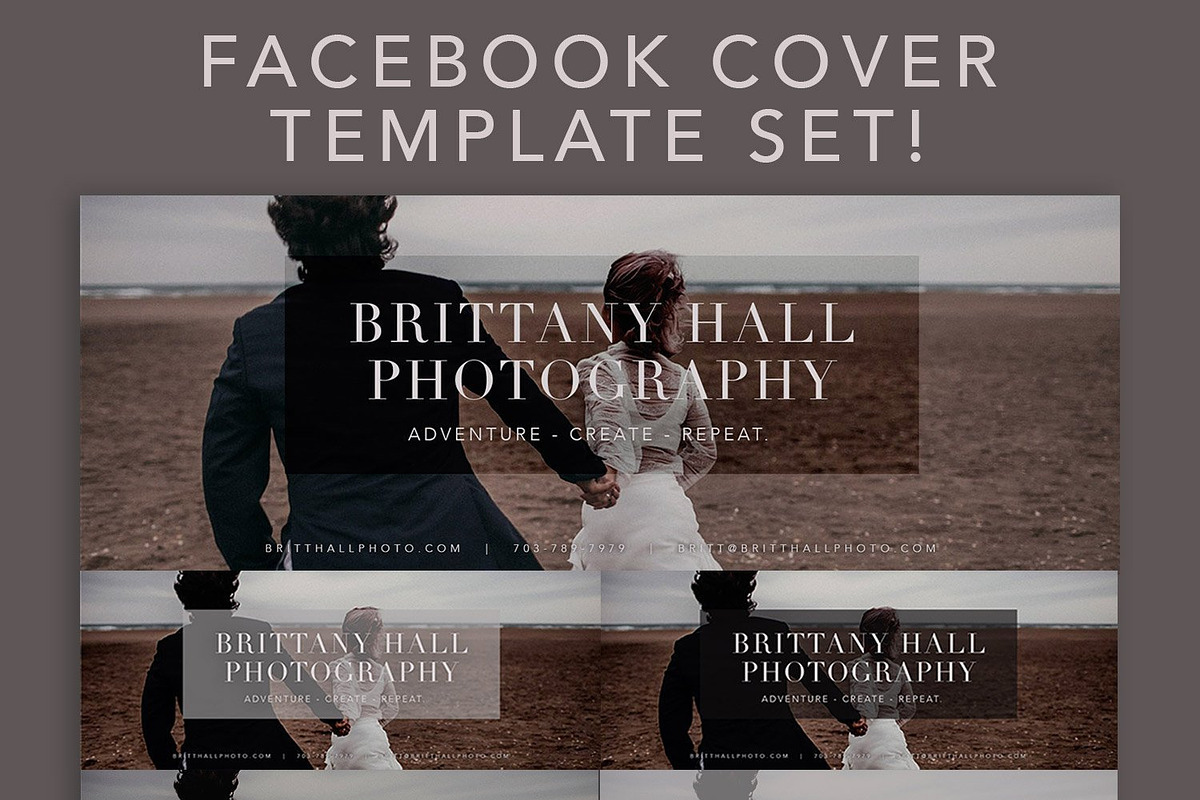 Facebook Timeline Cover Template SET in Facebook Templates - product preview 8