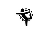 Yoga Lord of the Dance Pose Icon