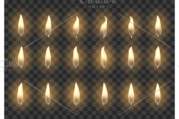 Candle animation frames