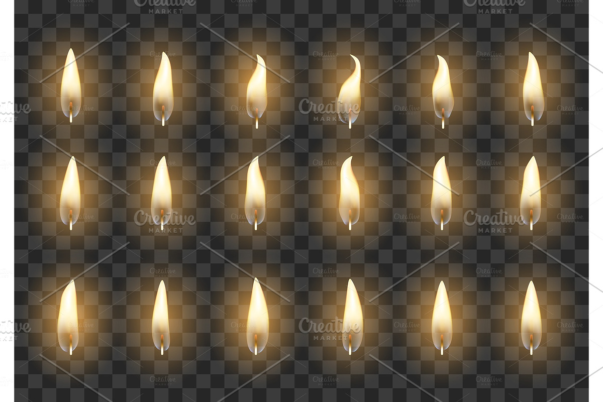 Candle animation frames in Objects - product preview 8