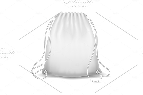 White sport bag