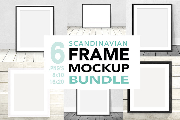 frame mockup bundle minimalist