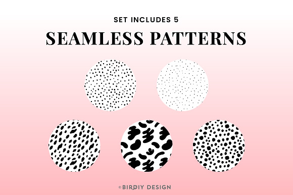 Doodle Abstract Floral Pattern Kit in Illustrations - product preview 1