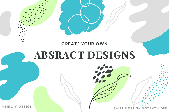 Doodle Abstract Floral Pattern Kit in Illustrations - product preview 6