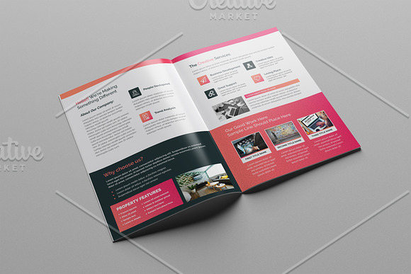 4pages Bifold Brochure in Brochure Templates - product preview 2