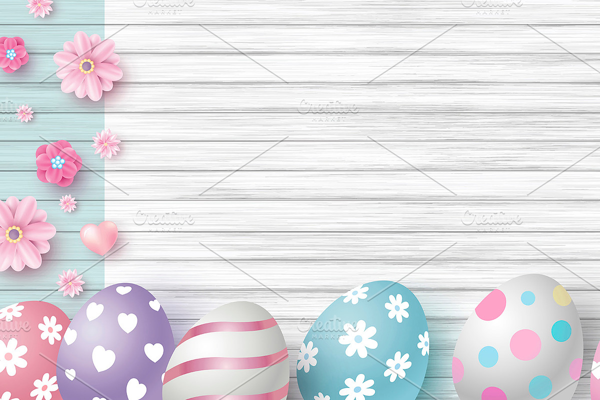 Easter day background in Illustrations - product preview 8