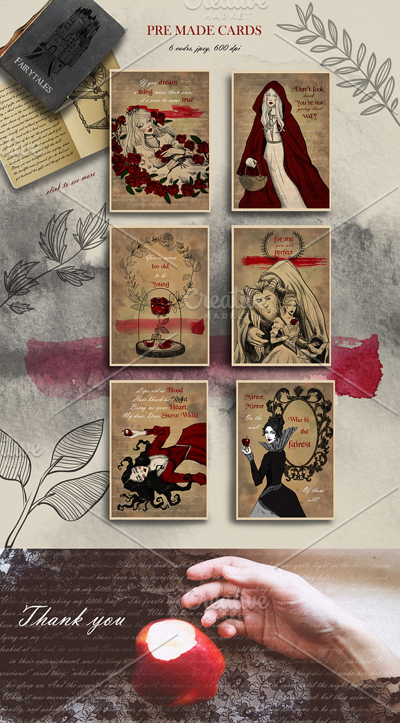 Dark fairytales in Illustrations - product preview 9