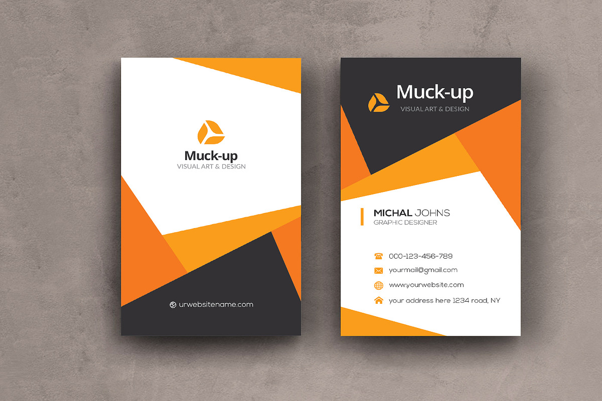 Business Card Mock-up in Print Mockups - product preview 8
