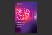 Neon Party Flyer 