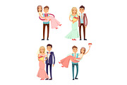 Married Couples Collection Vector