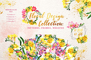 Floral Design collection watercolor 