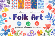 Folk Art Graphic & Patterns