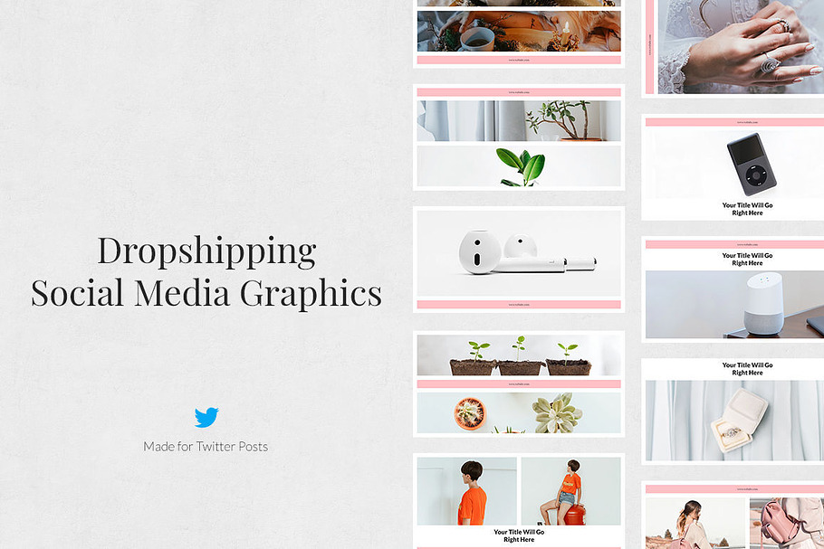 Dropshipping Twitter Posts in Twitter Templates - product preview 8