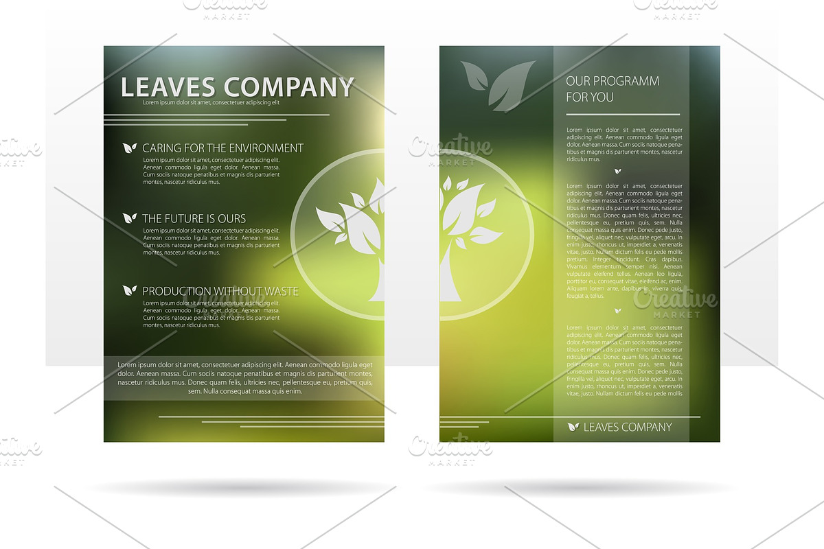 Template design advertising flyer in Illustrations - product preview 8