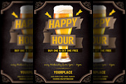 Beer Promotion Happy Hour Flyer
