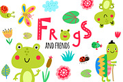 Frogs and friends + 2 patterns