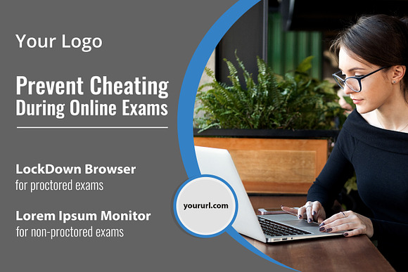 Prevent Cheating Postcard Design in Business Card Templates - product preview 1
