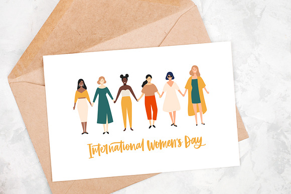 Women's Day cards in Illustrations - product preview 2