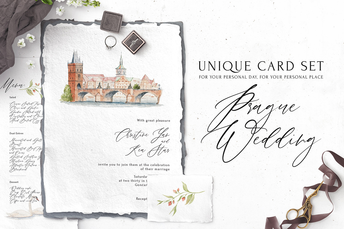 Prague Wedding. Wedding Suite in Wedding Templates - product preview 8