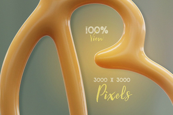Mustard – 3D Lettering in Graphics - product preview 2