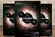Electro Sound Party Music Poster