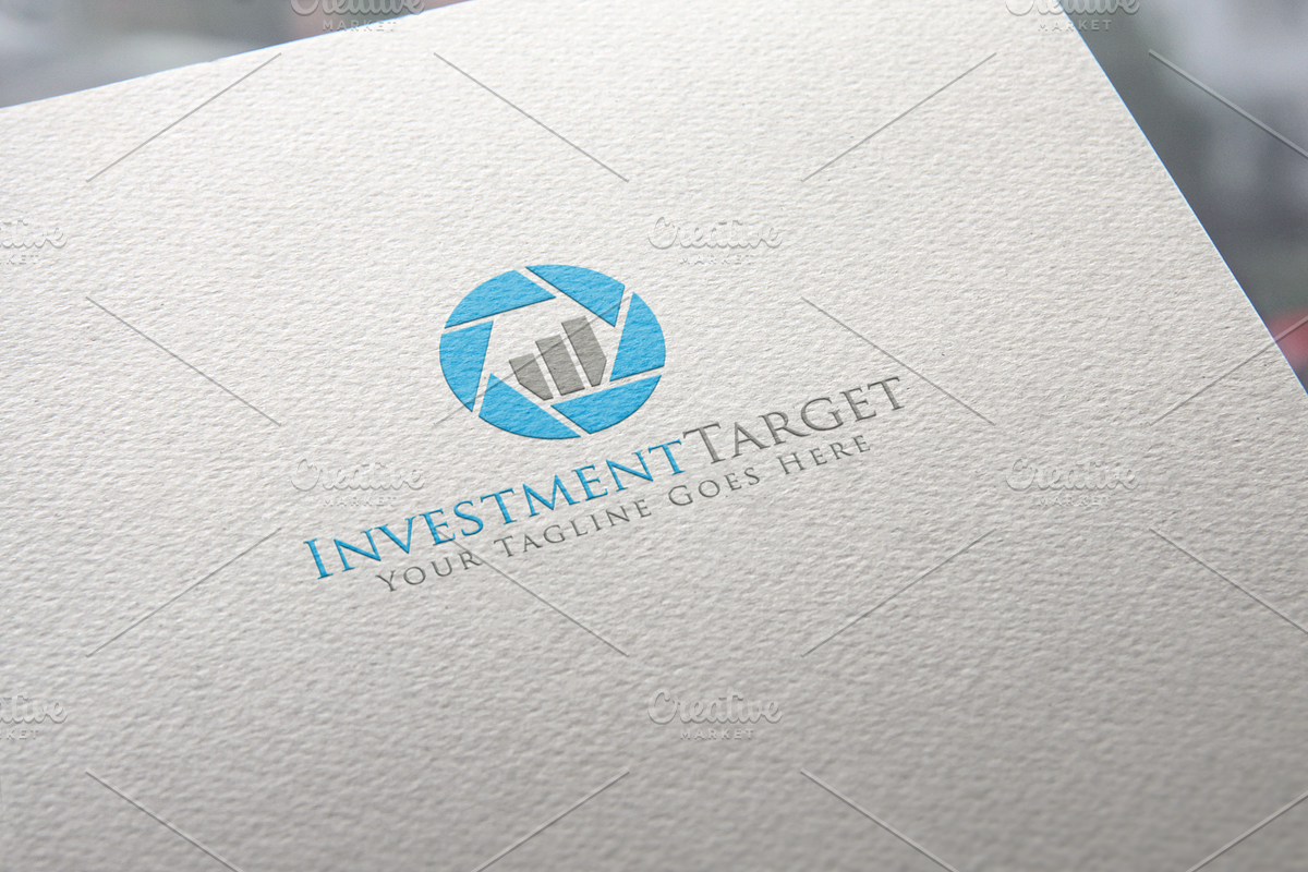 Investment target Logo in Logo Templates - product preview 8