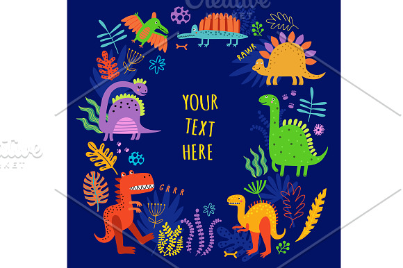 Funny dinosaurs in Illustrations - product preview 4