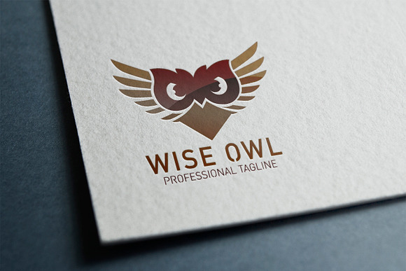 Wise Owl Logo in Logo Templates - product preview 4