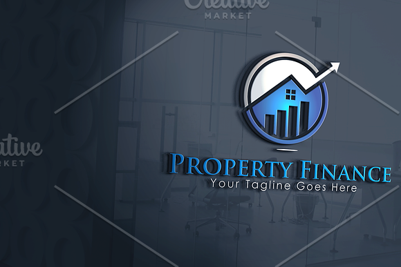 Property Finance logo in Logo Templates - product preview 1