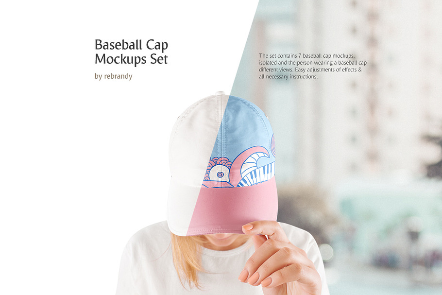 Baseball Cap Mockups Set