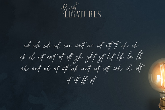 Searchlight - font trio in Script Fonts - product preview 6