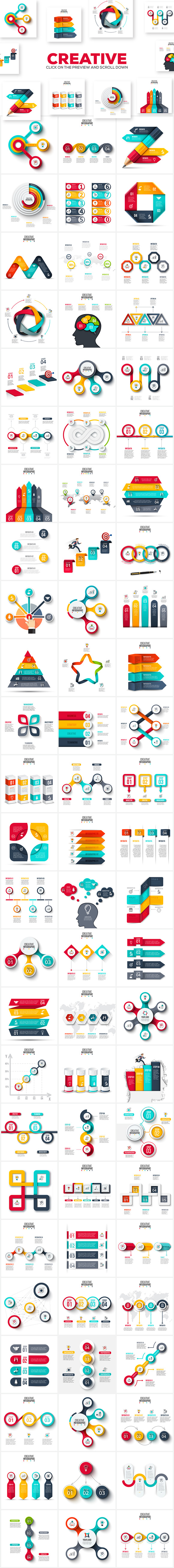 Infographic Mega Bundle in Illustrations - product preview 2
