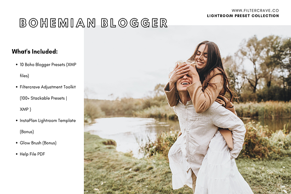 Bohemian Blogger Lightroom Presets in Add-Ons - product preview 4