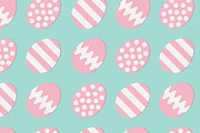 Happy Easter painting egg seamless