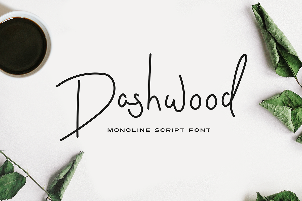 Dashwood Font in Script Fonts - product preview 8