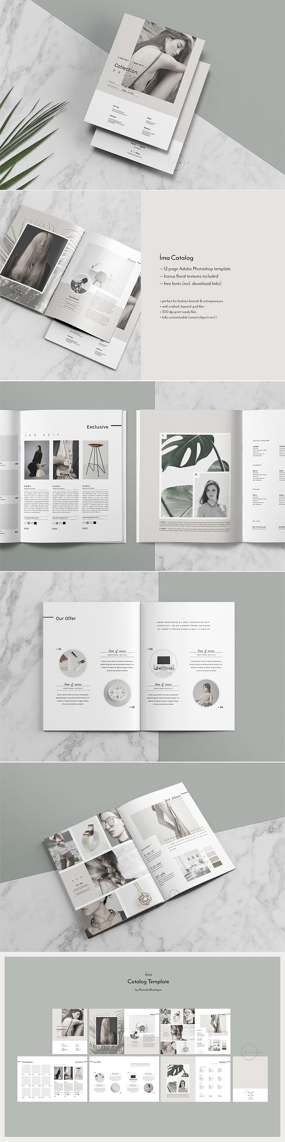 Catalog + Magazine PSD • Íma in Magazine Templates - product preview 5